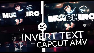 Invert Text Like (Ur Fav Editor) / After Effect || CapCut AMV Tutorial