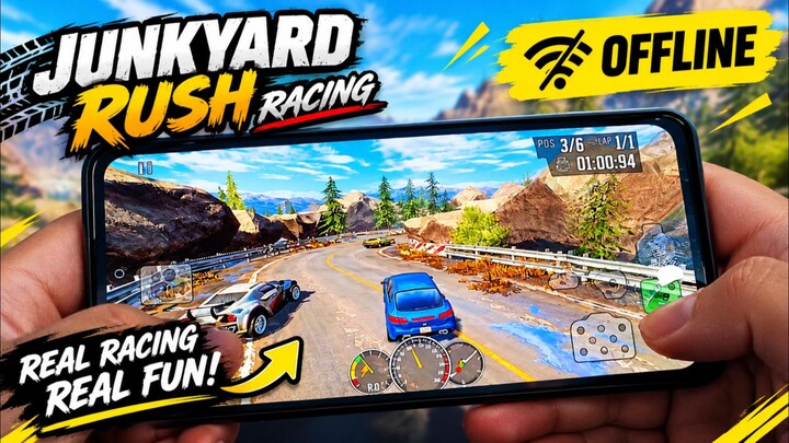 JunkYard Rush Racing ~ Game Android offline ~ Gameplay🔥