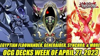 Egyptian Floowandereeze, Generaider, Synchro, & More! Yu-Gi-Oh! OCG Decks Week Of April 27, 2023