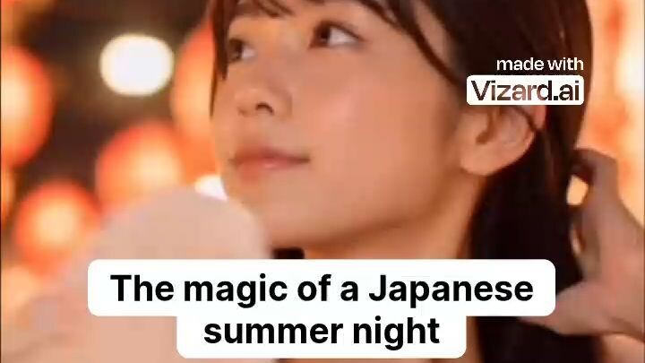 The magic of a Japanese summer night