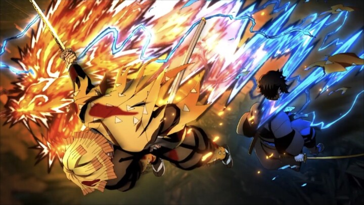 Lightning Strikes in an Instant—Life and Death Decided! Zenitsu’s Fire & Thunder God Finishes the Ba