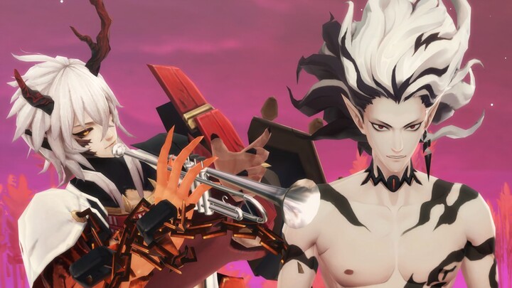 [Izhu][Onmyoji MMD] Blow, blow hard