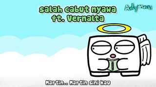 asep jatuh motor part2 | Martin salah cabut nyawa ft. @vernalta