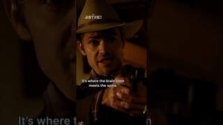 Just gotta find that sweet spot. #JustifiedFX #TimothyOlyphant