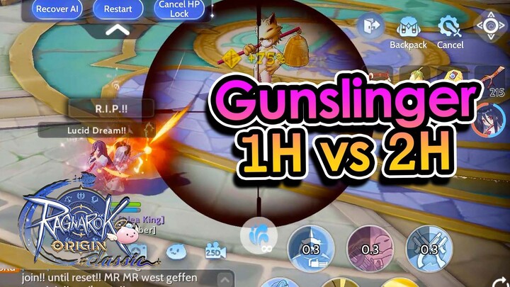 [ROOC] New Gunslinger Is INSANE?! 1H vs 2H Build Explaine! | King Spade