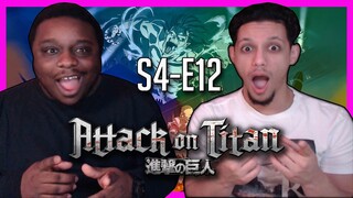 Attack on Titan 4x12 REACTION