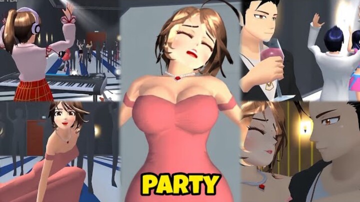 18+ Party di Kolam Renang ||Flim SakuraSchool Simulatorll