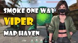 [CẨM NANG VALORANT] SMOKE ONE WAY của Viper trong map Haven | Tricksy