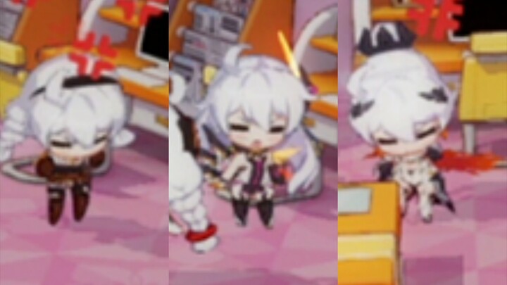 [Honkai Impact 3] She still hates her desk so much.