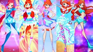 Winx Club Belle semuanya telah berubah menjadi peri api yang tinggal di laut.