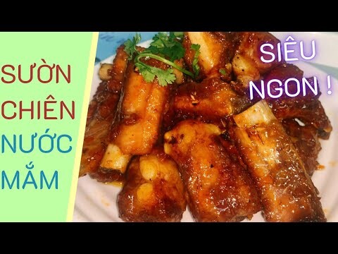 Cách Làm Sườn Chiên Nước Mắm Cực Ngon Với Bí Quyết Làm Nước Sốt Đơn Giản /hvmd 238