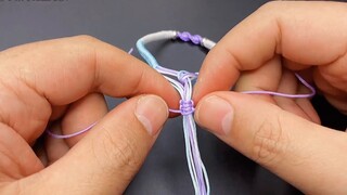 Pernahkah Anda melihat video tutorial mengepang tali yang mendetail? Gelang DIY [Qingqiu] Penantian 