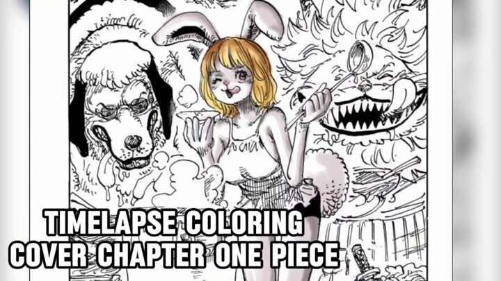 INTIP PROSES COLORING COVER ONE PIECE☠️