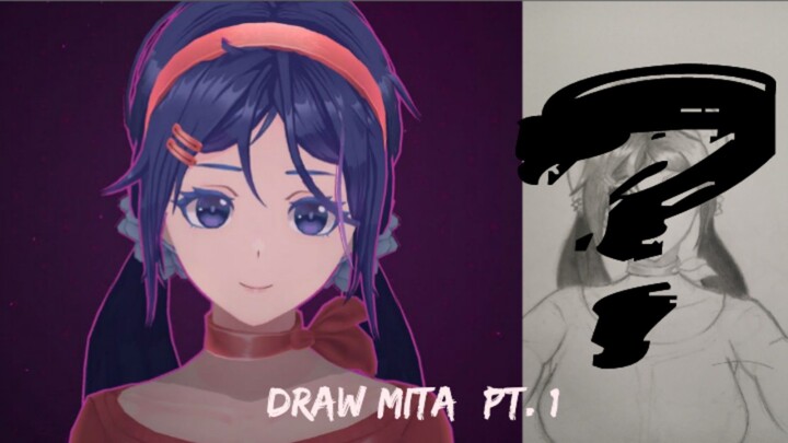 Bukankah Dia Adalah My... 🥰🥰 (Draw Mita from MiSide part 1)
