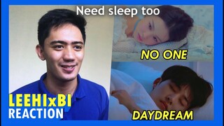 REACTION to LeeHi 'NO ONE' (feat B.I) & B.I 'DAYDREAM' (feat. Lee Hi)
