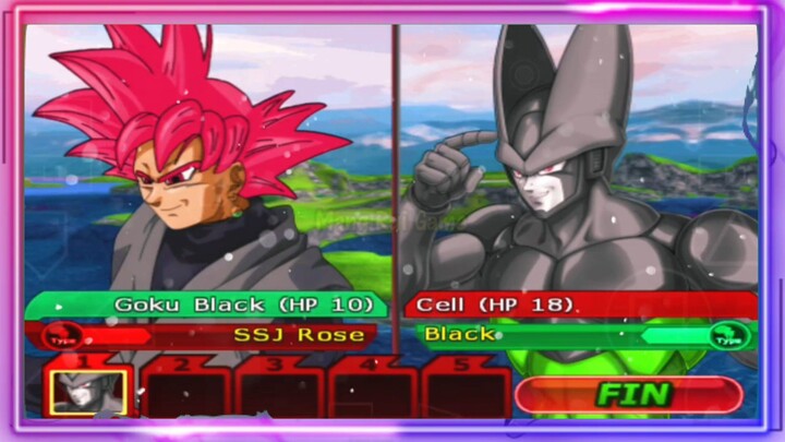 GOKU BLACK SSJ GOD VS CELL BLACK - DB MOD ANDROID GAMEPLAY