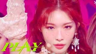 Váy công chúa! Trang điểm quá đẹp! Sân khấu Inkigayo ngày 12/7 của Kim Chung Ha với ca khúc "Play"!