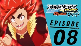 BEYBLADE BURST QUADSTRIKE EPISODE 8: Peerless! Xiphoid Xcalius!