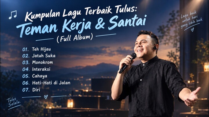 Playlist Lagu Tulus Paling Bikin Tenang & Galau 2026 | Teh Hijau, Jatuh Suka, Interaksi, dll