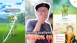 Pha ném excellent run tay cực mạnh em Virizion iv 100 Pokemon Go