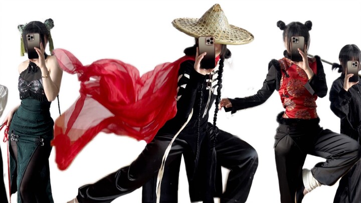 Gaya Kung Fu Panda [Five Heroes/Po] Kesan pakaian gaya Cina