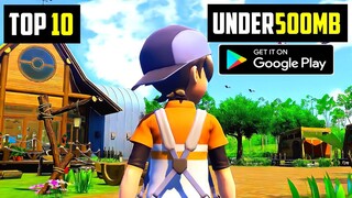 Top 10 Best Android Games Under 500MB In 2022 | High Graphics (Online/Offline)