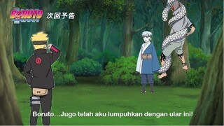 Boruto Terkejut - melihat mitsuki melumpuhkan jugo dengan racun ular miliknya" Spoiler