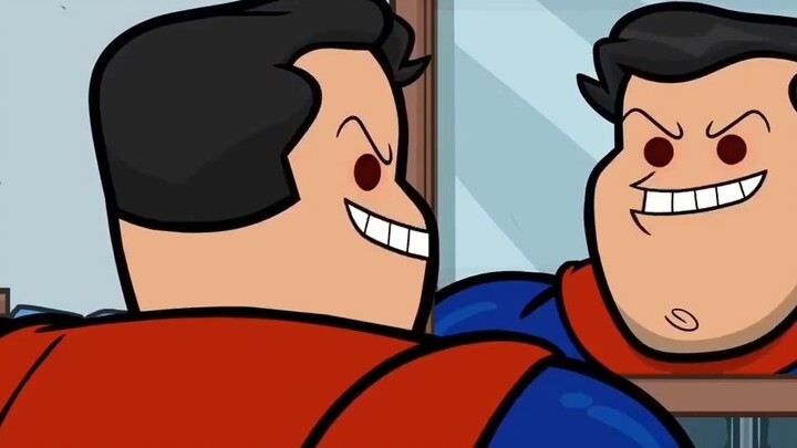 A nearsighted Superman performs laser surgery on himself, and the ending is so real!