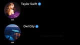 Enchanted💕                Taylor swift/Owl city