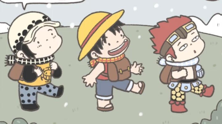 It's snowing, and the joy of the lower-grade pirates has come again