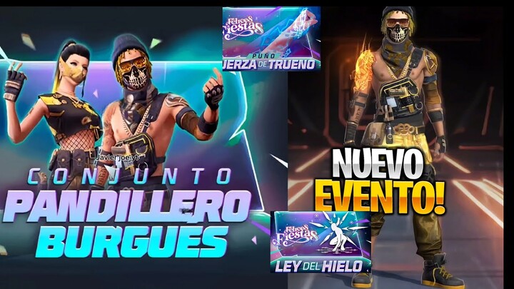 LLEGA INCUBADORA DE PANDILLEROS PUÑOS FUERZA DE TRUENO FREE FIRE  LATAM  PRE AGENDA SEMANAL