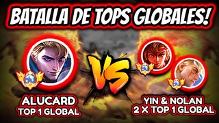 ¡1 TOP GLOBAL vs 2 TOPS GLOBALES (y medio)! ¡BATALLA DE TOPS GLOBALES! | MOBILE LEGENDS