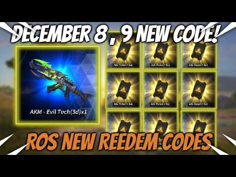 ROS NEW REEDEM CODE DECEMBER 9 2021 | ROS FREE DIAMONDS (ROS CODE UPDATE)