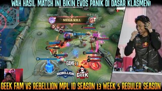 HASIL MATCH INI BIKIN EVOS MAKIN PANIK! GEEK VS RBL GAME 3 MPL ID SEASON 13