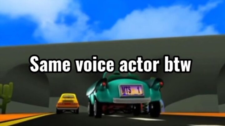 Same voice actor btw ✌️😂