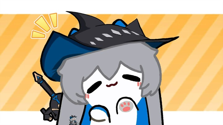【明日方舟】蓝蒂蒂猫猫刨手手~