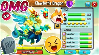 Dragon City TẬP 18 NĂM2022 HƯỚNG DẪN AE LẤY RỒNG LEGEND MỚI CLAWTORTLE Top Game Android Ios THÀNH EJ