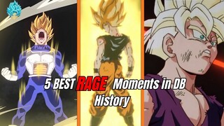 Top 5 Best Rage Moments in Dragon Ball history! | DBZ DBS