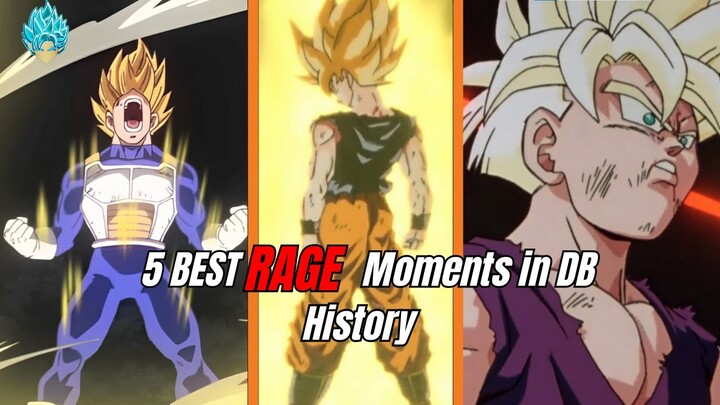 Top 5 Best Rage Moments in Dragon Ball history! | DBZ DBS