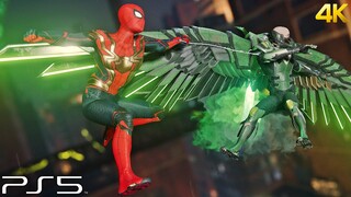 Spider-Man vs Electro e Abutre | No Way Home Suit | PS5™ Gameplay [4K HDR]