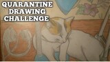 Quarantine Drawing Challenge.  how to draw. With oil pastel