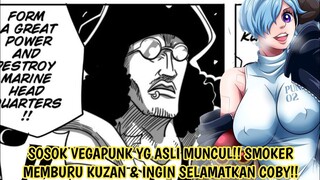 SPOILER OP 1062 - VEGAPUNK YG ASLI MUNCUL! SMOKER INCAR AOKIJI & SEKALIGUS SELAMATKAN COBY! - Hint