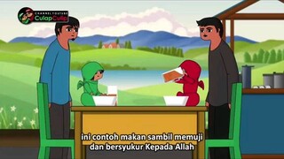 makan sambil ngobrol / bicara boleh gak sih?