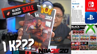 BLACK FRIDAY SALE ON DATABLITZ AND PLAYSTATION STORE!!! NBA 2K20 Switch Unboxing