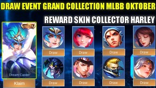 DRAW EVENT GRAND COLLECTION MLBB BULAN OKTOBER!!! REVIEW SKIN COLLECTOR HARLEY