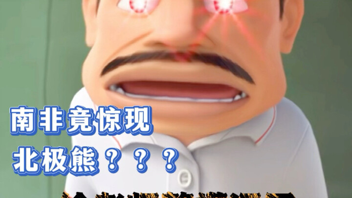 南非竟惊现北极熊？#茶啊二中#搞笑
