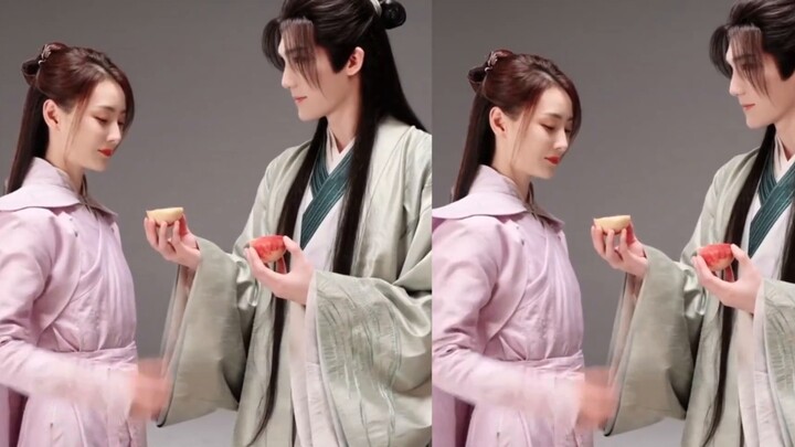 Let’s do it again, this time Zhao Yuzhen married his little fairy and got a peach🍑😂😂