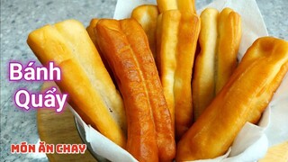 Làm BÁNH QUẨY Để Ăn Cháo Chay, Bánh Canh Chay Rất Ngon