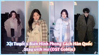 【抖音】Trào Lưu “Xịt Tuyết x Biến Hình Phong Cách Hàn Quốc” Trên Nền Nhạc 《Stay With Me》| 韩剧飘雪变装