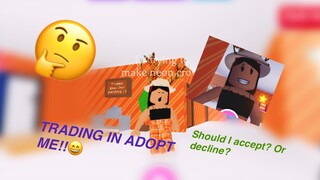 TRADING VIDEO + voice reveal 🤪 || ROBLOX ADOPT ME